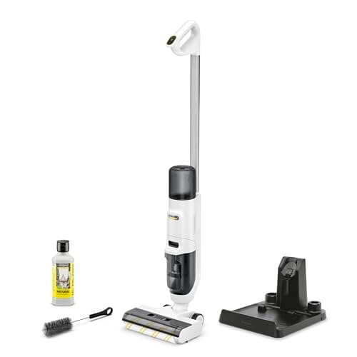 Kärcher Saugwischer FCV 2 Natural N, kabelloser Saugwischer mit 2 Reinigungsmodi, Akkulaufzeit: ca. 25 min, Flächenleistung pro Akkuladung: ca. 110 m²