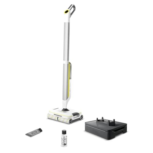 Kärcher Hartbodenreiniger FC 8 Smart Signature Line, kabelloser Bodenreiniger mit 4 rotierenden Mikrofaserwalzen, mit App, Akkulaufzeit: ca. 60 min, Flächenleistung pro Akkuladung: ca. 230 m²