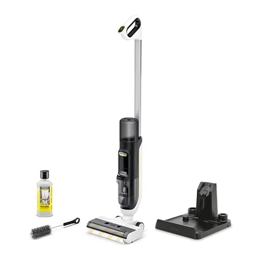Kärcher Saugwischer FCV 3 Natural N, kabelloser Saugwischer mit 3 Reinigungsmodi, Akkulaufzeit: ca. 30 min, Flächenleistung pro Akkuladung: ca. 130 m², inkl. natürlichem Bodenreiniger